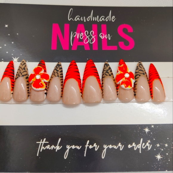 Other - Handmade acrylic press on nails